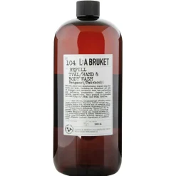 L:a Bruket Tvålar-104 Bergamot/Patchouli Hand & Body Flytande Tvål 1000 ml, Refill