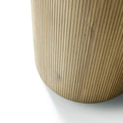 Vipp Matbord Och Barbord-495 Bord Rund Ø150 cm, Grå Marmor / Ljus Ek