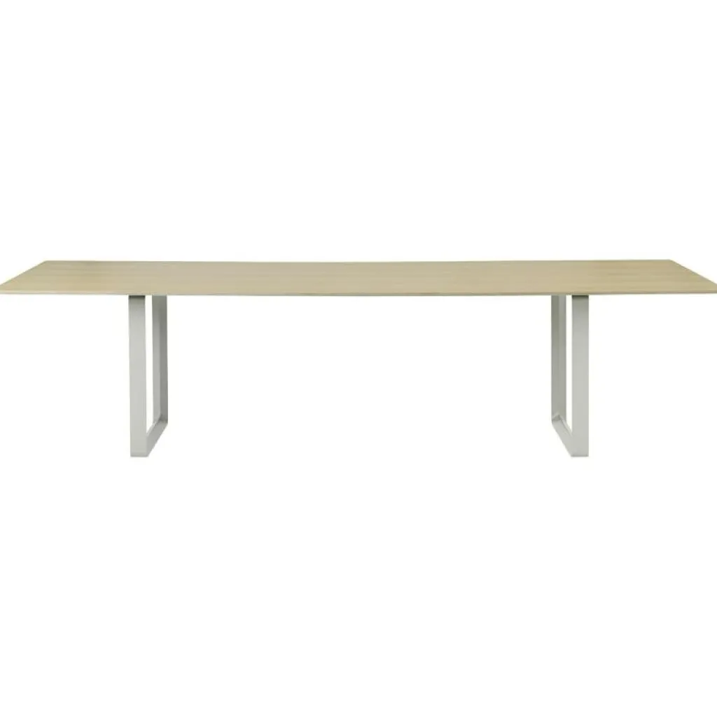 Muuto Matbord Och Barbord-70/70 Bord 108x295 cm, Massiv Rökt Ek / Vit