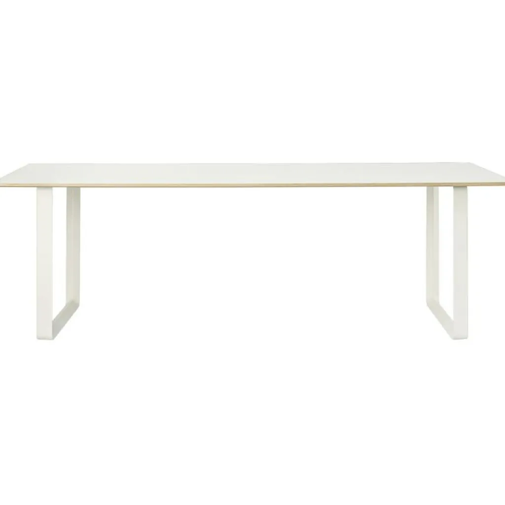 Muuto Matbord Och Barbord-70/70 Bord 108x295 cm, Massiv Rökt Ek / Vit