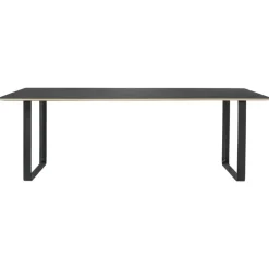 Muuto Matbord Och Barbord-70/70 Bord 108x295 cm, Massiv Rökt Ek / Vit