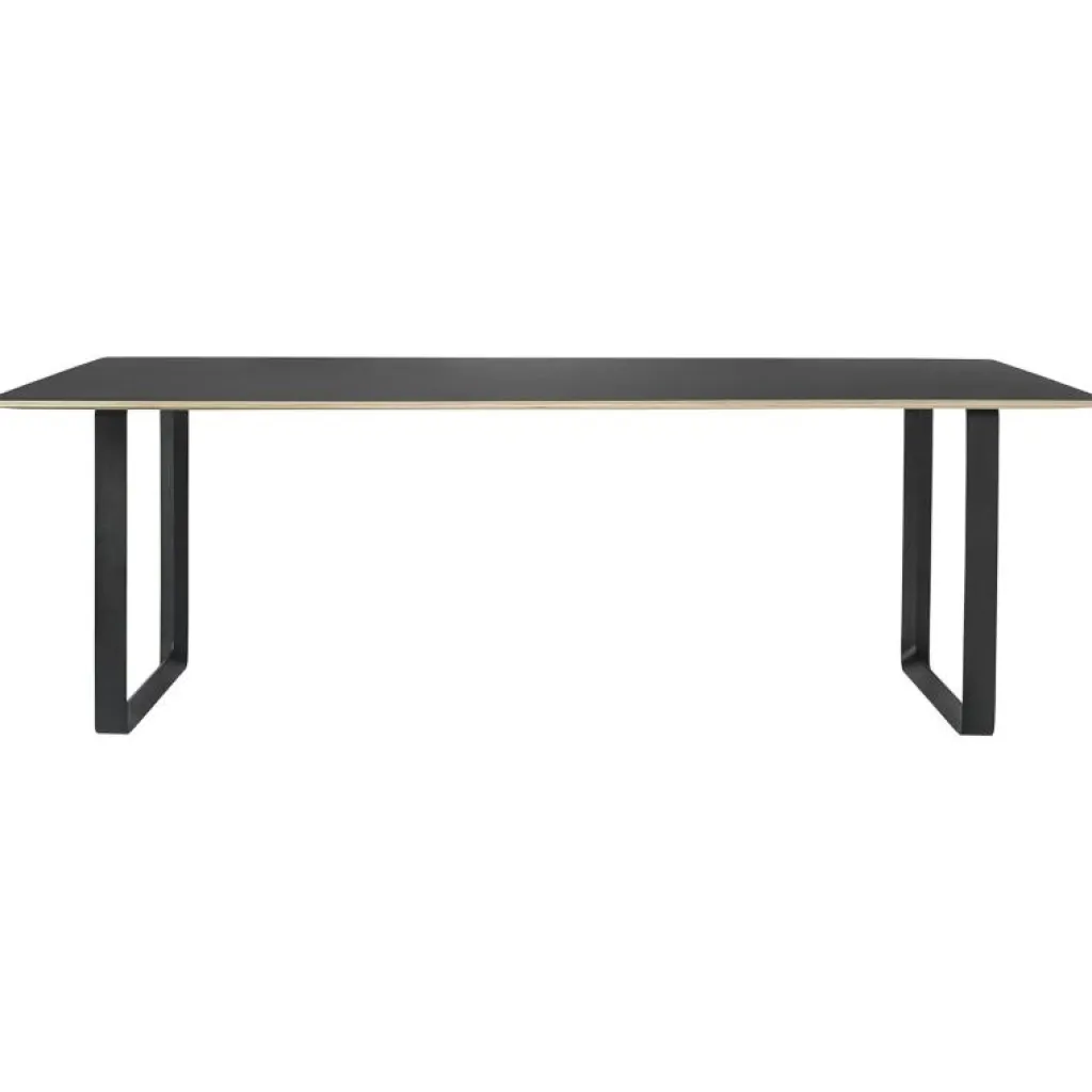 Muuto Matbord Och Barbord-70/70 Bord 108x295 cm, Massiv Rökt Ek / Vit