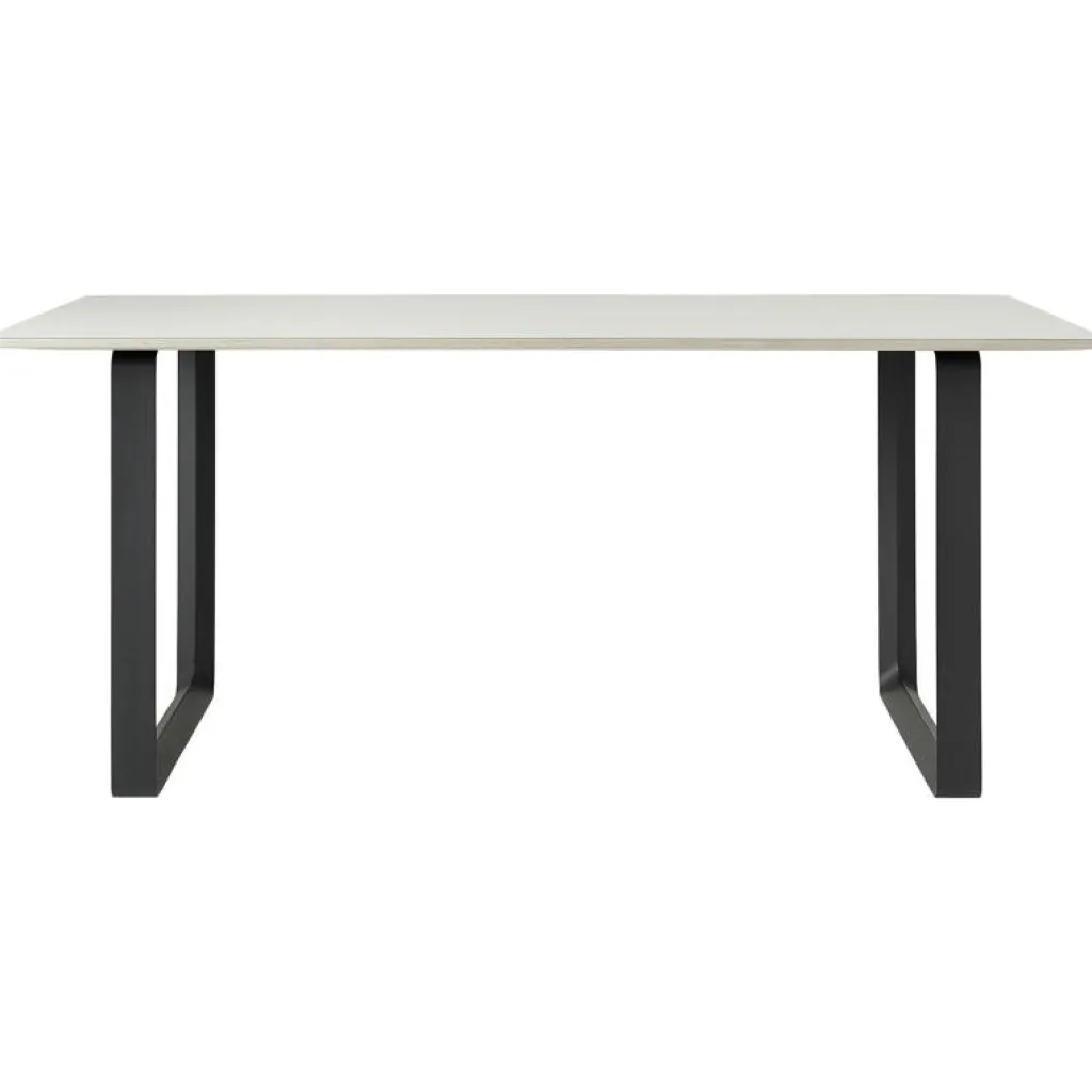 Muuto Matbord Och Barbord-70/70 Bord 108x295 cm, Massiv Rökt Ek / Vit