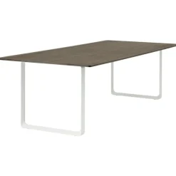 Muuto Matbord Och Barbord-70/70 Bord 255x108 cm, Massiv Rökt Ek /