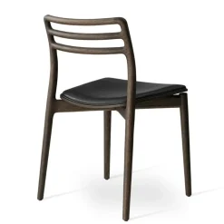 481 Cabin Stol Läder, Ljus Ek / Sand