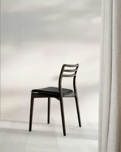 481 Cabin Stol Läder, Ljus Ek / Sand