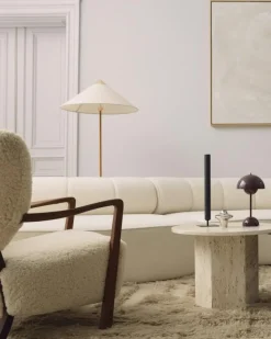 GUBI Golvlampor-9602 Golvlampa, Bambu