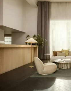 GUBI Golvlampor-9602 Golvlampa, Bambu