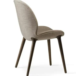 Vipp Stolar-462 Lodge Stol, Lackerad Mörk Ek / Cloud 00258