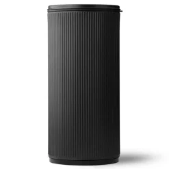 Vipp Papperskorgar & Pedalhinkar-18 Open Top Sopkorg 22 L, Svart / Polerat Stål