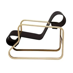 41 Paimio Fåtölj, Svart