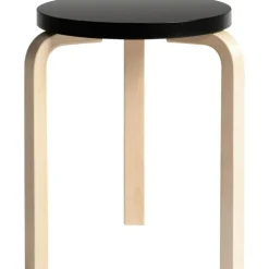 60 Pall, Björk / Vit Laminat