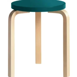 60 Pall, Björk / Vit Laminat