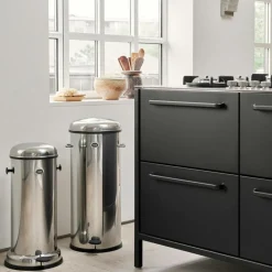 14 Pedalhink Rostfritt Stål, 8 L