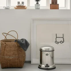 14 Pedalhink Rostfritt Stål, 8 L