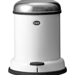 Vipp Papperskorgar & Pedalhinkar-13 Pedalhink Vit, 4 L