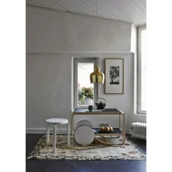 901 Serveringsvagn, Björk / Vit Laminat