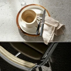 Vipp Skrivbordsstolar & Kontorsstolar-452 Snurrstol Med Fötter, Polerat Aluminium / Svart Läder