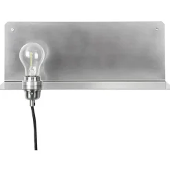 Frama Sänglampor|Vägglampor-90° Vägglampa Med Hylla, Rostfritt