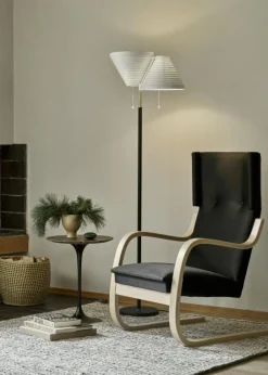 Artek Golvlampor-A810 Golvlampa, Polerad Mässing