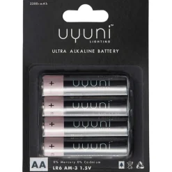 Uyuni Övriga Lamptillbehör-AA Batteri 1,5V 2300mAh, 4-pack