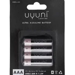 Uyuni Övriga Lamptillbehör-AAA Batterier 4-pack