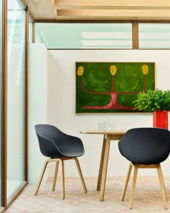 HAY Stolar-AAC 222 2.0 Karmstol, Lackerad Ek / Concrete Grey