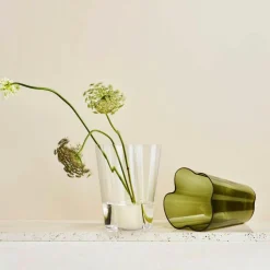 Iittala Vaser-Aalto Vas 27 cm, Mossgrön