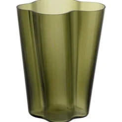 Iittala Vaser-Aalto Vas 27 cm, Mossgrön