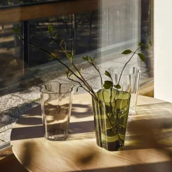 Iittala Vaser-Aalto Vas 27 cm, Mossgrön
