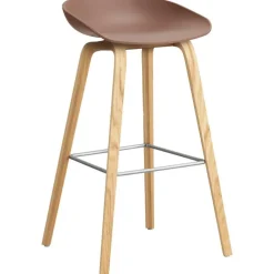 AAS 32 2.0 Barstol 75 cm, Lackad Ek / Svart