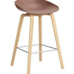 HAY Barstolar & Barpallar-AAS 32 2.0 Barstol 65 cm, Såpad Ek / Soft Brick