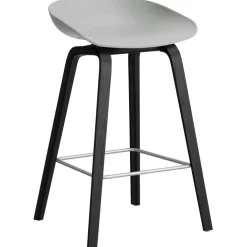 AAS 32 2.0 Barstol 65 cm, Svartlackad Ek / Raisin / Svart