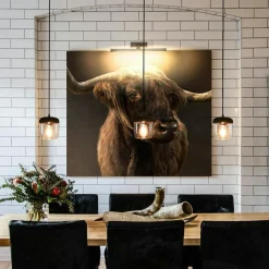 Acorn Lampskärm, Vit / Mässing