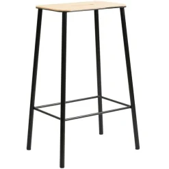 Adam Stool Barstol 76 cm, Läder/Stål