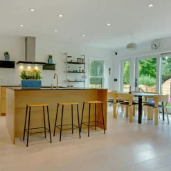 Frama Pallar-Adam Stool Pall 50 cm, Ek/Matt Svart