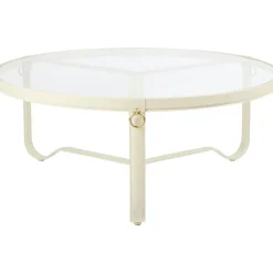 Adnet Soffbord 100 cm, Cream