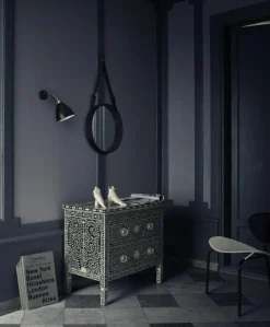 GUBI Väggspeglar-Adnet Väggspegel Cirkulär 58 cm, Cream