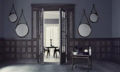 GUBI Väggspeglar-Adnet Väggspegel Cirkulär 58 cm, Cream