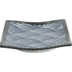 Aisai Seigaiha Tallrik, 17,2x17,2 cm