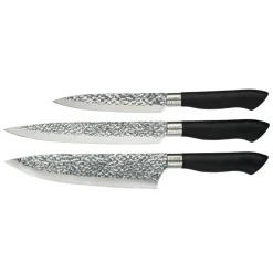 Dorre Knivset-Akira Set Of 3 Knives, Black Knivset