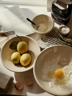 Broste Copenhagen Serveringsskålar-Alfredo Skål 30 cm, Grå