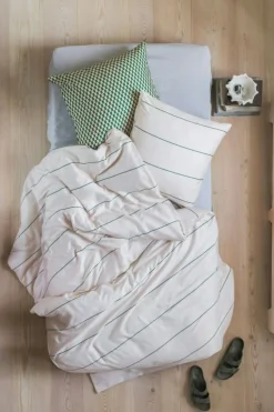 Align Bäddset 140x220 + 60x63 cm, Sand / Pine Green