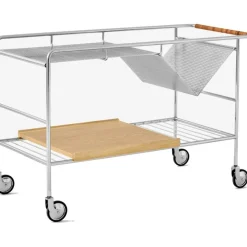 Alima NDS1 Serveringsvagn, Ek / Krom