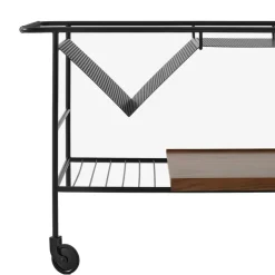 Alima NDS1 Serveringsvagn, Ek / Krom