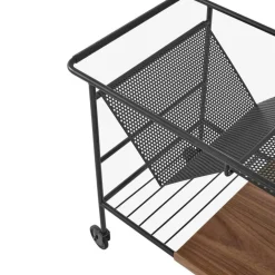 Alima NDS1 Serveringsvagn, Ek / Krom