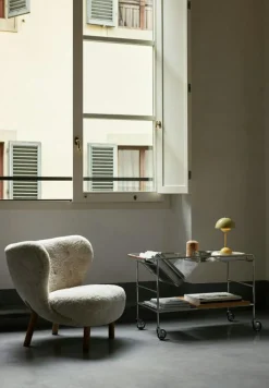 Alima NDS1 Serveringsvagn, Ek / Krom