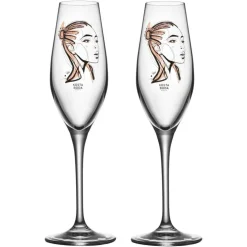 Kosta Boda Champagneglas-All About You Champagneglas 23 cl 2-pack, Forever Mine
