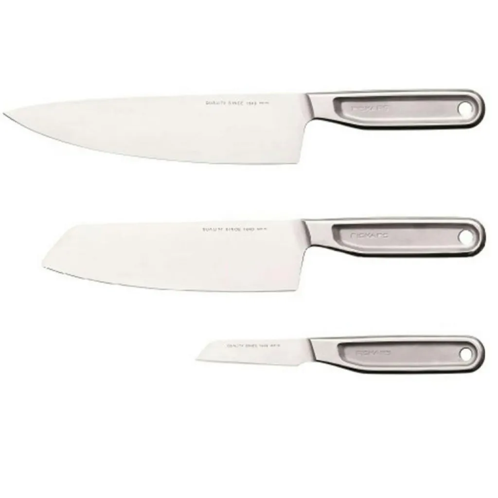 Fiskars Knivset-All Steel Knivset, 3 Delar