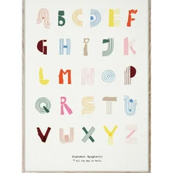 Alphabet Spaghetti ENG - Multi-colour - 70x100